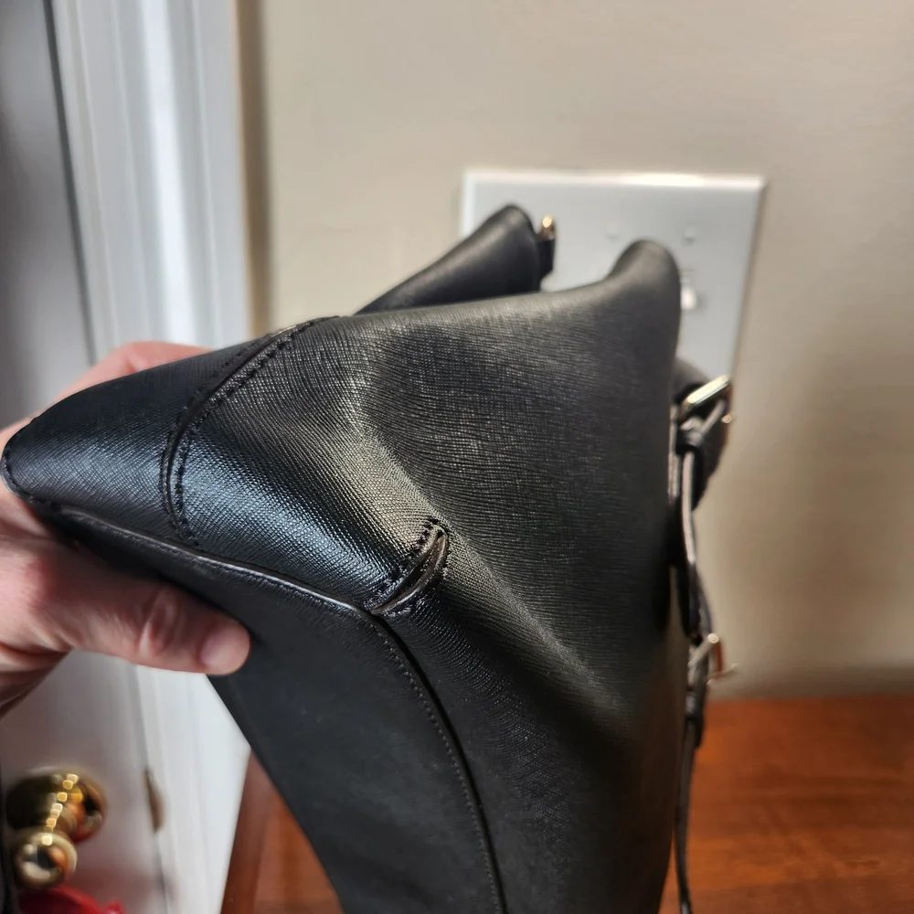 kate spade New York Black Saffiano Leather Handbag - Picture 5 of 15